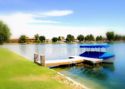 Private Boat Dock on the Island at McCormick Ranch