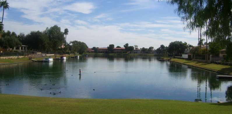 Lake Angela in McCormick Ranch