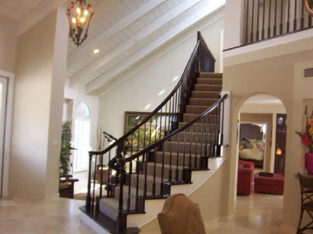 Custom Stairway in Vista Del Lago Home