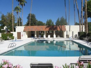 Community pool in Heritage Village 3